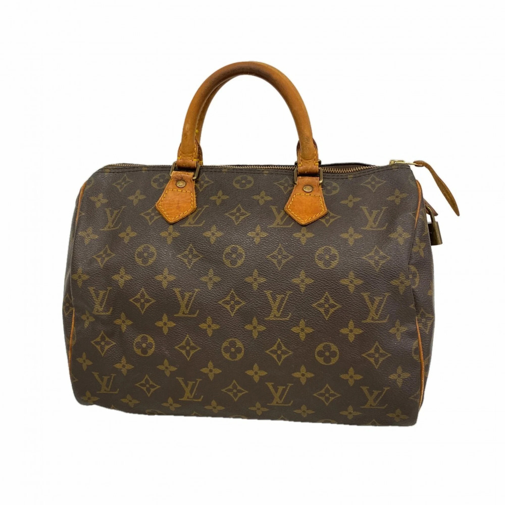 LOUIS VUITTON Brown Monogram Speedy 30 Bag